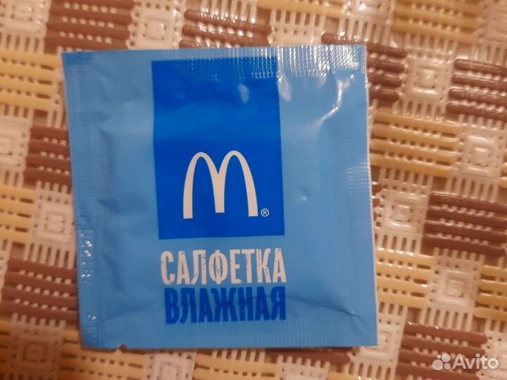 В коллекцию сахар и салфетка макдональдс