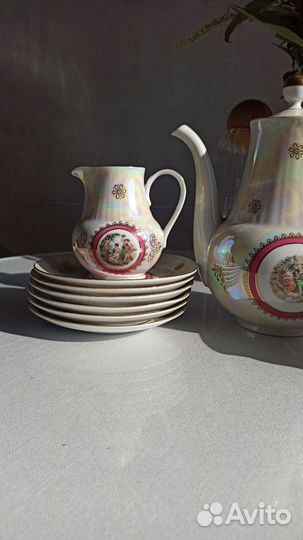 Сервиз кофейный Мадонна антикварный, винтаж