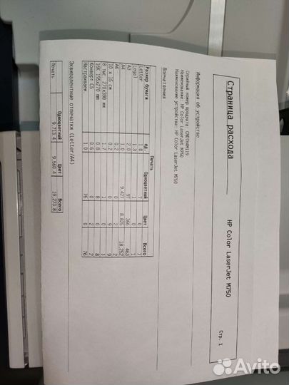 Цветной лазерный принтер А3 HP Enterprise M750DN