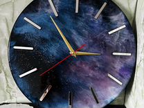 Часы "Космос" из эпоксидной смолы