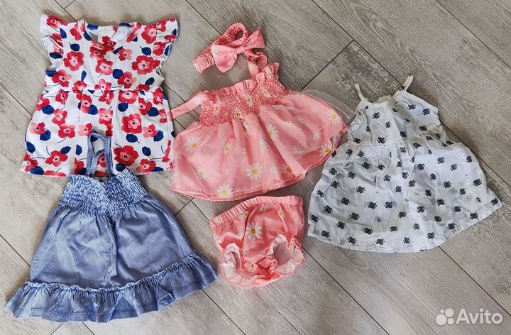 Платья на девочку 62-74