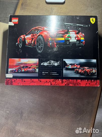 Конструктор lego technic ferrari 488 gte