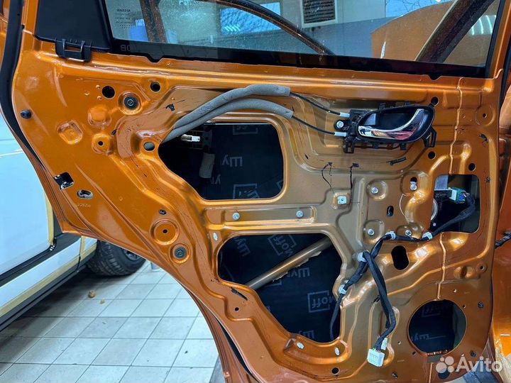 Шумоизоляция дверей автомобиля