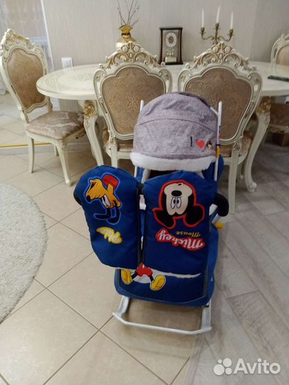 Коляска санки