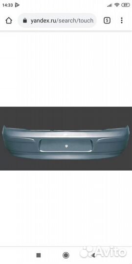 Задний бампер на ваз 21104