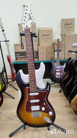 G110-opsb G Series Электрогитара, санберст, Cort