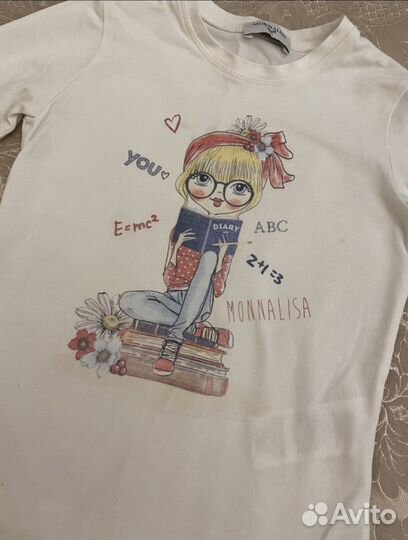 Лонгслив Monnalisa для девочки 104 размер