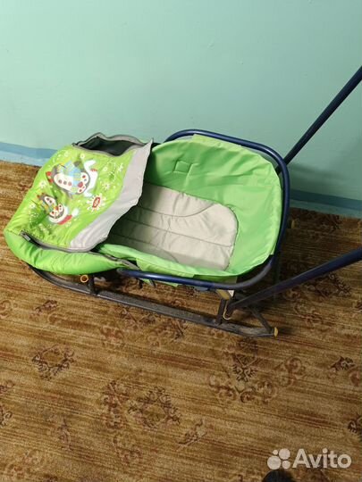 Детские санки с колесами