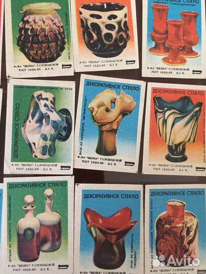 Спичечные этикетки СССР ретро винтаж коллекция