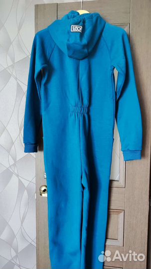 Утепленный комбинезон из футера