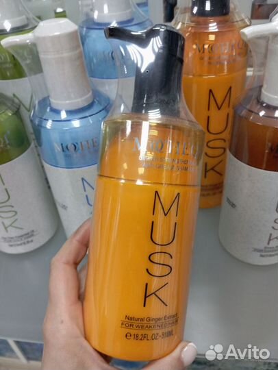 Mocheqi Musk 738 мл шампунь, кондиционер,маска