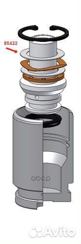 Поршень суппорта с механизмом KIA cerato / hyun