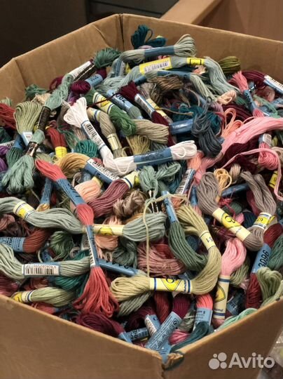 Мулине разные цвета остатки