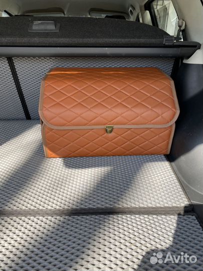 Саквояж в багажник авто оранжевый 50см