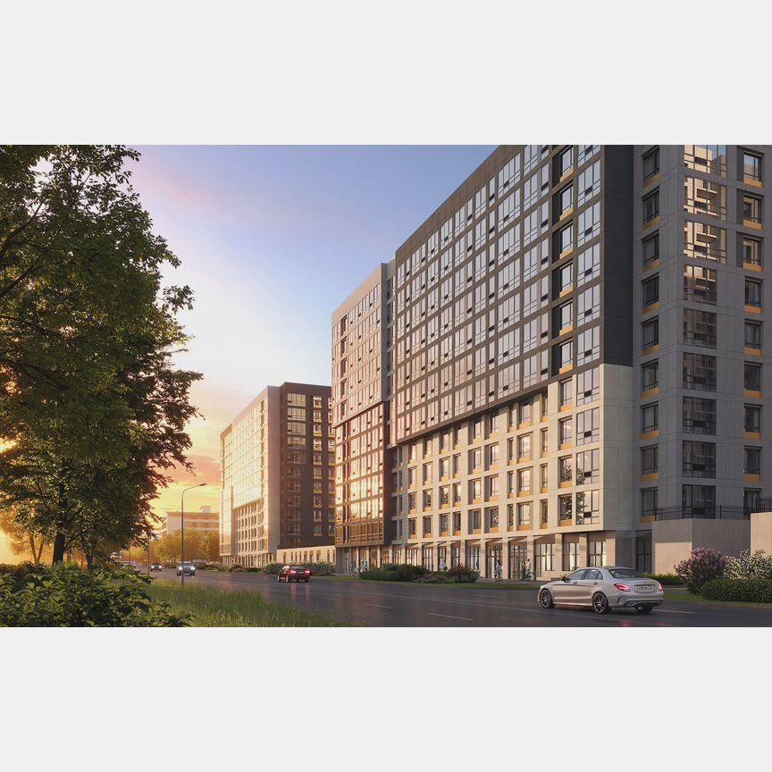 2-к. квартира, 63,5 м², 17/18 эт.