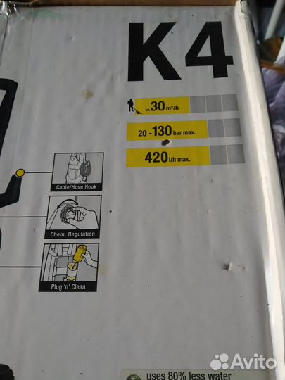 Мойка высокого давления Karcher K 4 новая