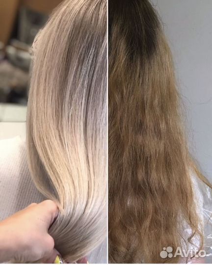 Наращивание волос, кератин, ботокс