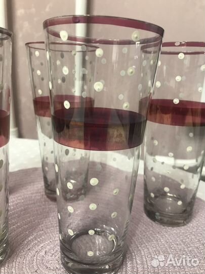 Набор высоких стаканов для коктейлей, 400 мл