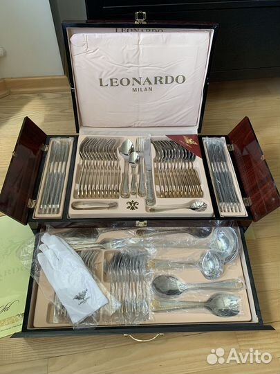 Набор столовых приборов Leonardo Milan Италия
