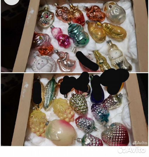 Старинные елочные игрушки