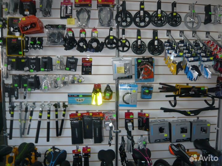 Велосипеды, самокаты, запчасти, аксессуары, ремонт