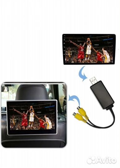 Адаптер для подключения мониторов (USB-RCA)