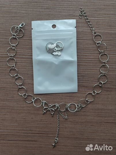 Серьги, ожерелье, набор аксессуаров