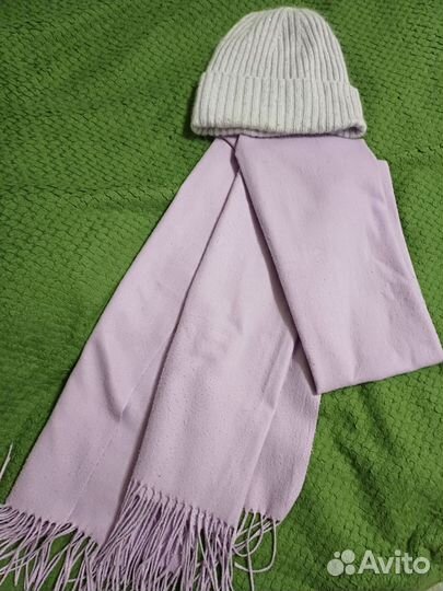 Шапка с шарфиком