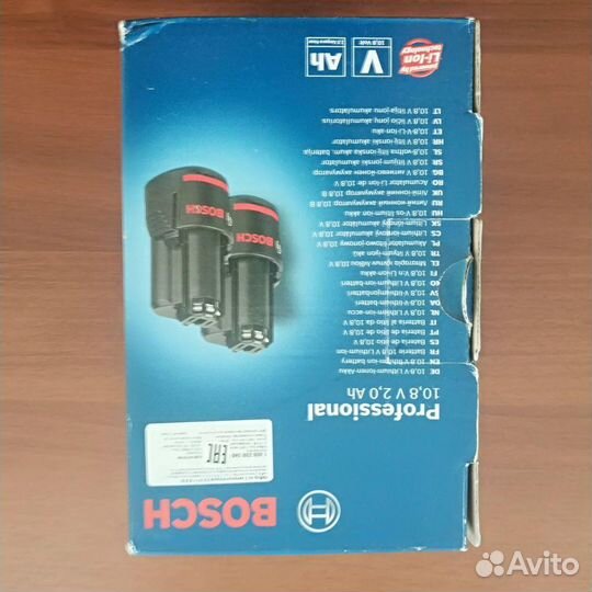 Аккумулятор Bosch GBA 10,8 V 2.0 Ah (2 шт)