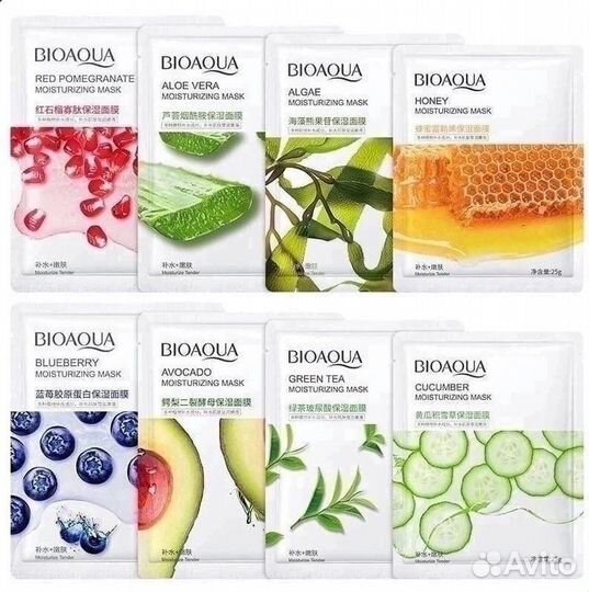 Тканевые косметические маски Bioaqua