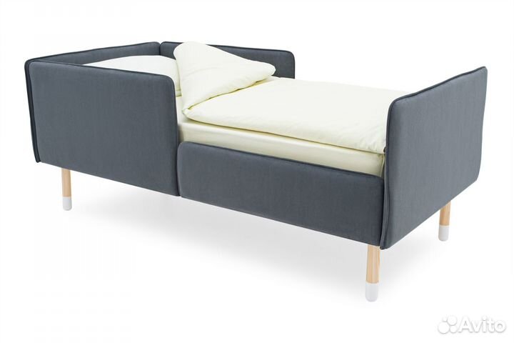 Детская кровать диван с мягкими бортиками