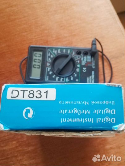 Мультиметр цифровой dt831 бу