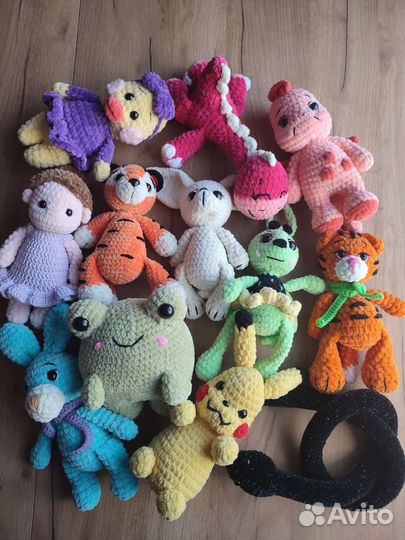 Вязаные игрушки ручной работы