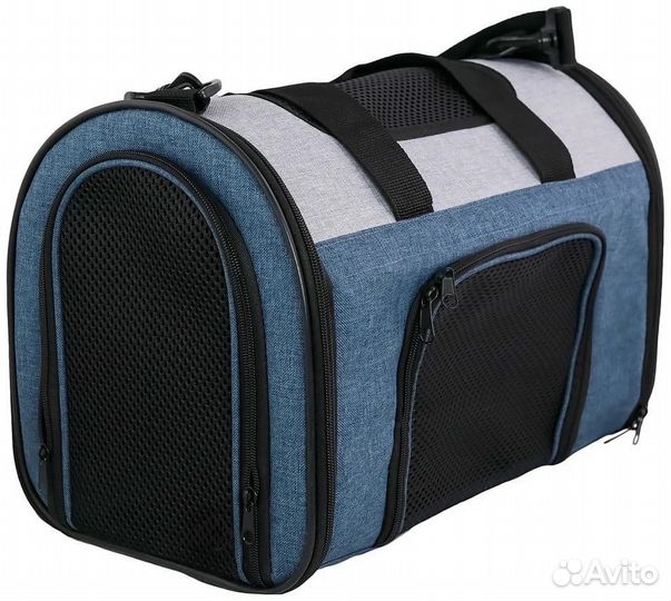 Сумка-переноска для животных Bag синий 41*24*29см