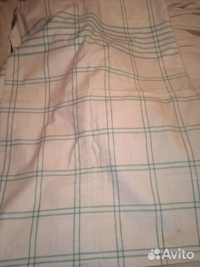 Пододеяльник СССР хлопок + простынь льняная