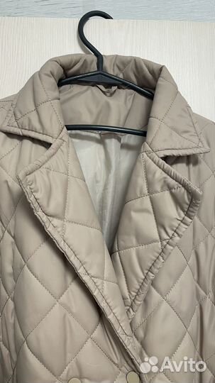 Пальто стеганное женское