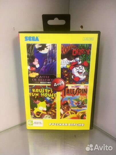 Sega 04в1 SM-047 AA-4119 CastleOfIllusion Fantasti