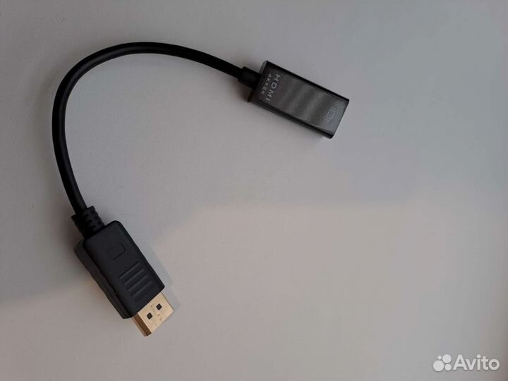 Адаптер-переходник HD 4K DisplayPort-hdmi