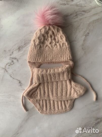 Зимний комплект (шапка и снуд)