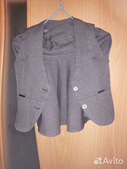 Школьная форма для девочки 122 128 серая