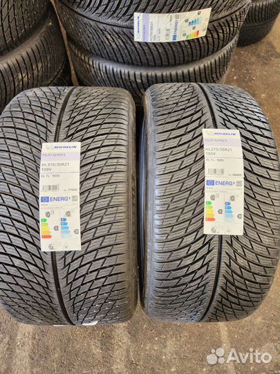 Michelin Pilot Alpin 5 275/35 R21 и 315/30 R21 109V