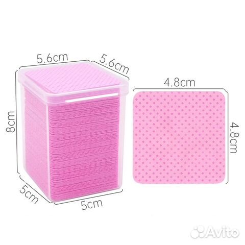 Безворсовые салфетки для маникюра и педикюра, 4,8х