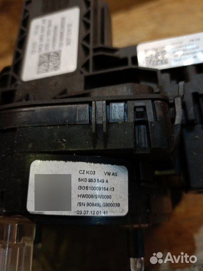 Подрулевой шлейф Volkswagen Golf 6 MK6 CCZ 2010