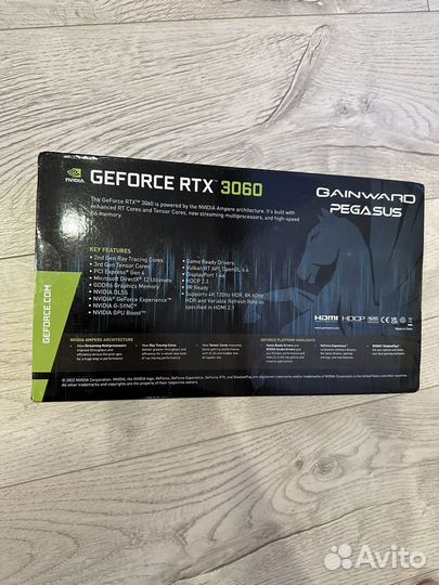 Gainward Geforce RTX3060 Pegasus 8GB Новые