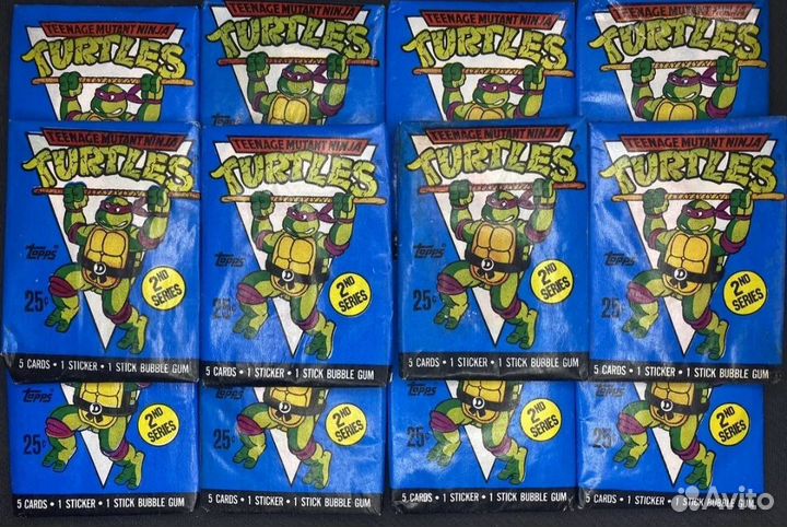 Карточки бустеры Черепашки ниндзя
