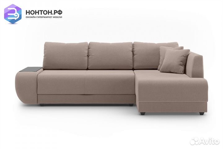 Угловой диван пума Консул бежевый