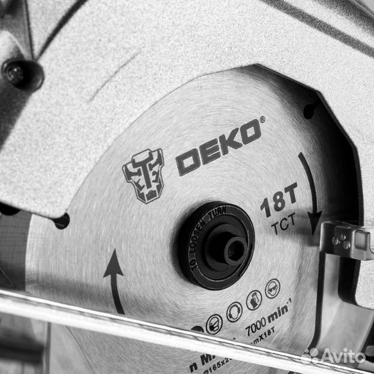 Циркулярная пила аккумуляторная Deko dkcs20 Laser