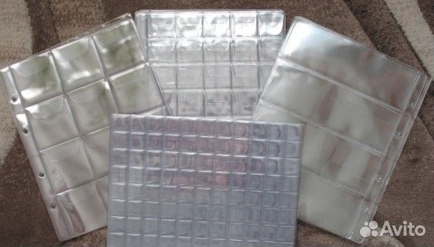 Листы для банкнот и монет. Оптима