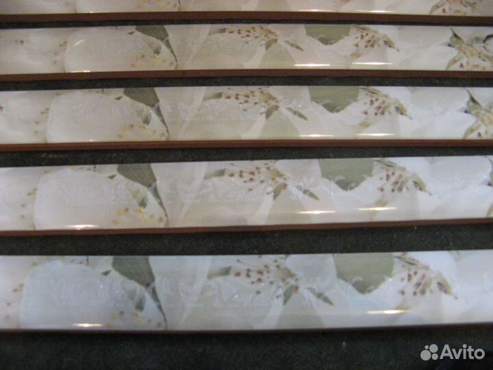 Плиточный керамический бордюр