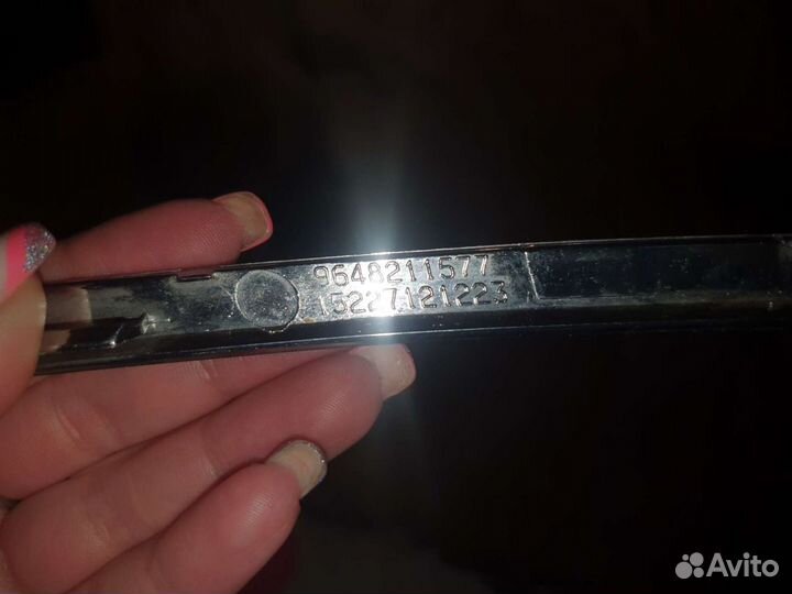 Молдинг заднего бампера пежо 407